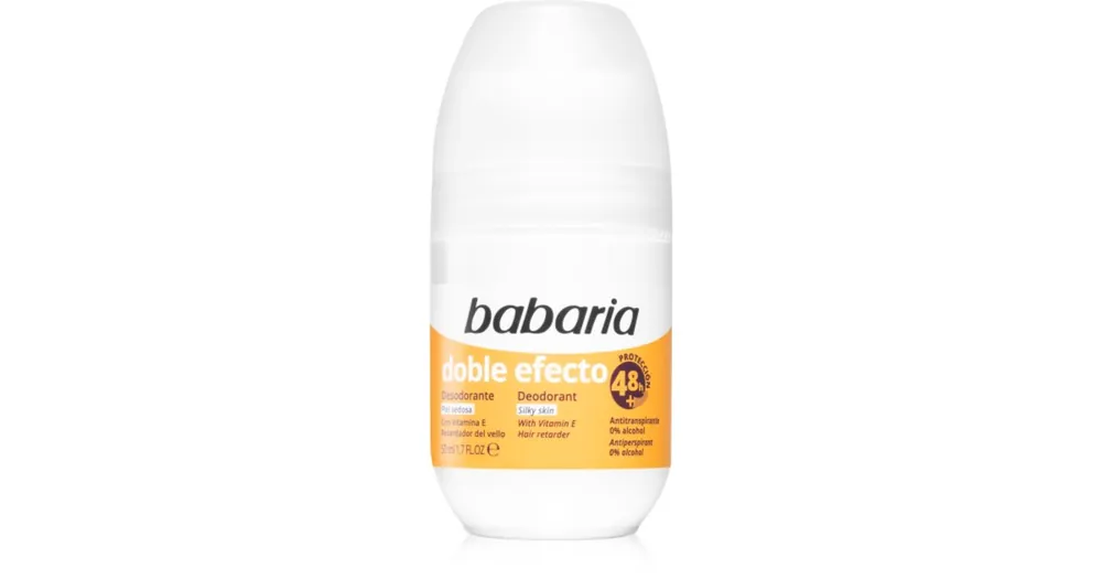 BabariaDeodorant Double Effect golyós dezodor roll-on a szőrnövekedés lassítására Vedd meg online