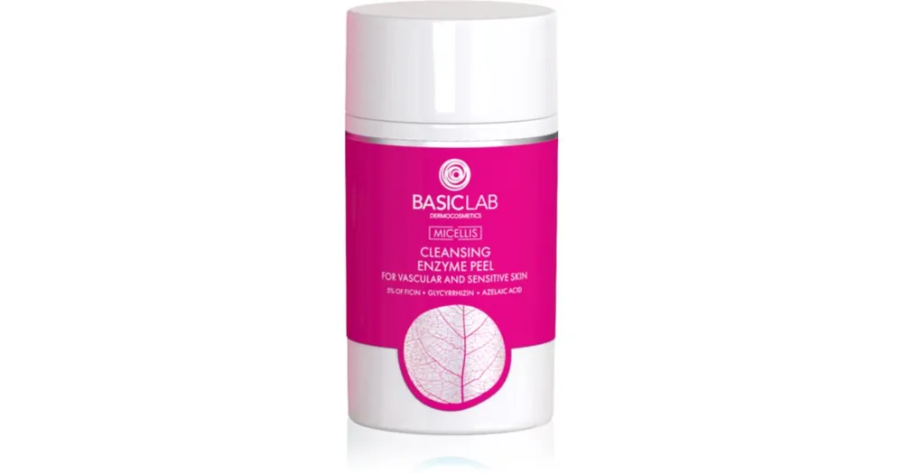 Exkluzív ajánlat BasicLabDermocosmetics Micellis enzimatikus peeling bőrpír ellen