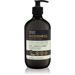 Akciós ár Baylis & HardingGoodness Oud, Cedar & Amber gyengéd testápoló tej