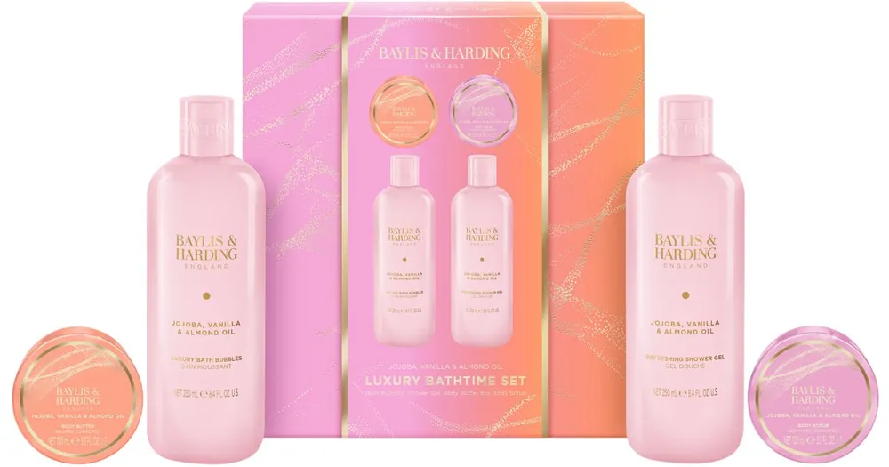 Baylis & HardingJojoba, Vanilla & Almond Oil ajándékszett testre Azonnal elérhető