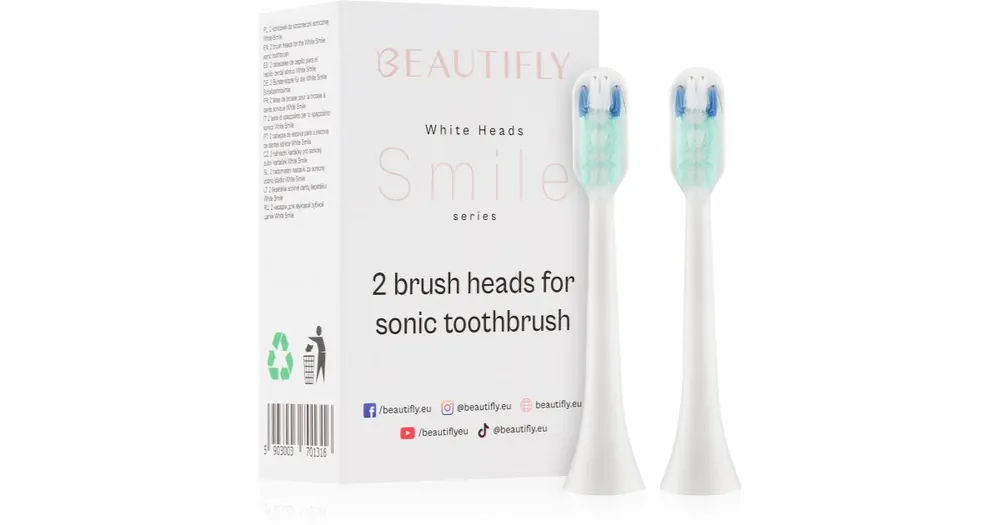 BeautiflyWhite Smile Toothbrush Tips csere fejek a fogkeféhez Akció