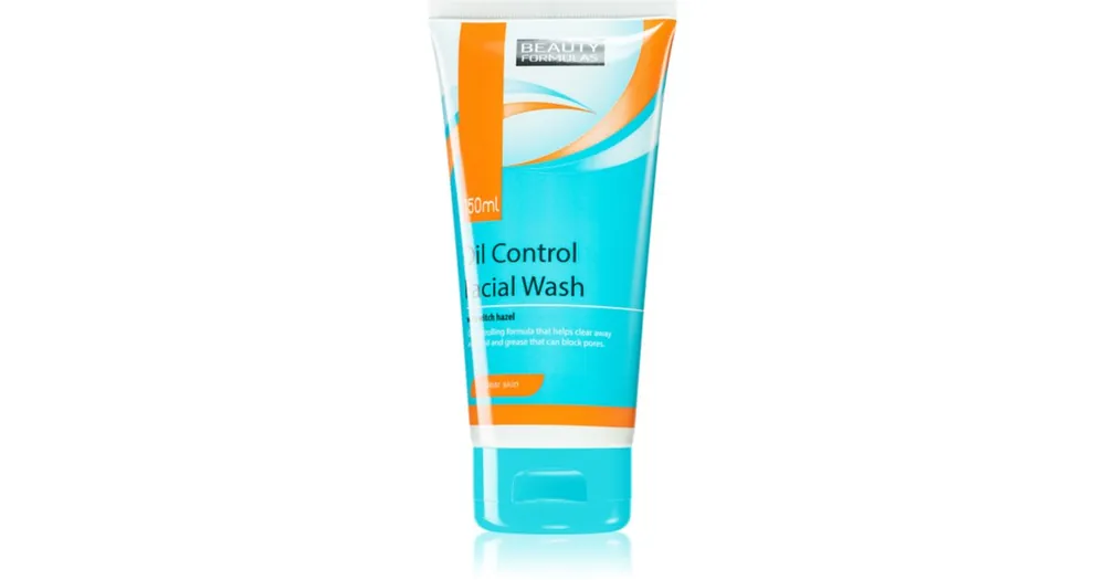 Beauty FormulasClear Skin Oil Control tisztító gél zsíros és problémás bőrre Csak ma