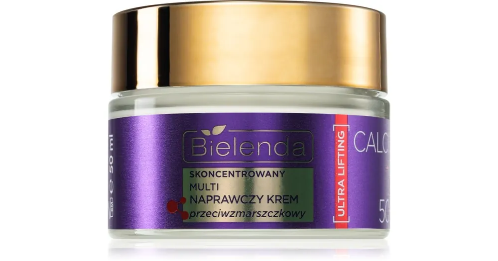 BielendaCalcium + Q10 Concentrated multi-repair anti-wrinkle cream for the day 50+ nappali krém a ráncok ellen Gyors kiszállítás
