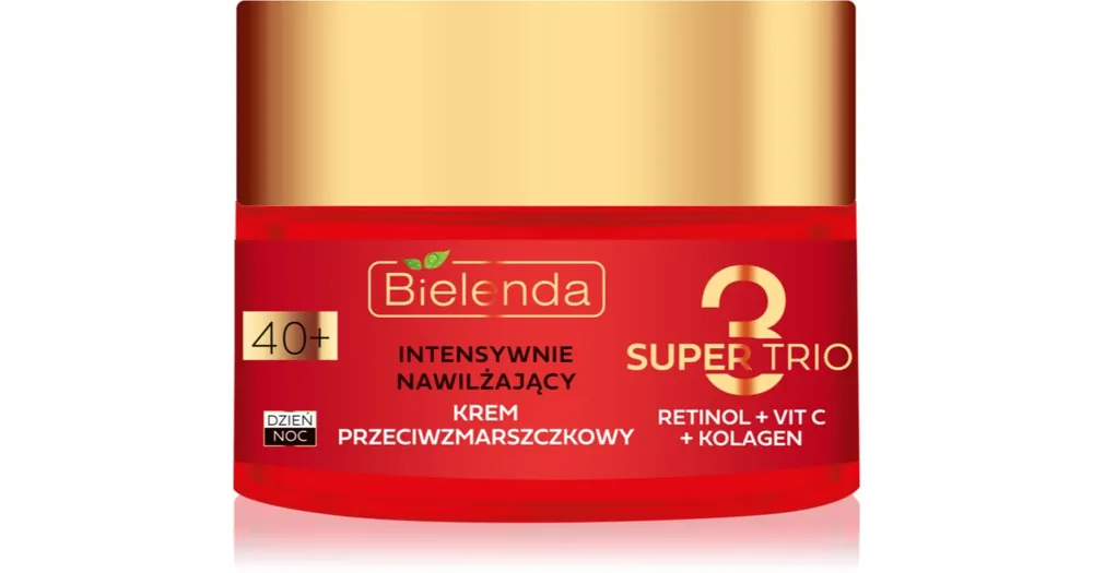 BielendaSuper Trio intenzív hidratáló krém a ráncok ellen Azonnali szállítás
