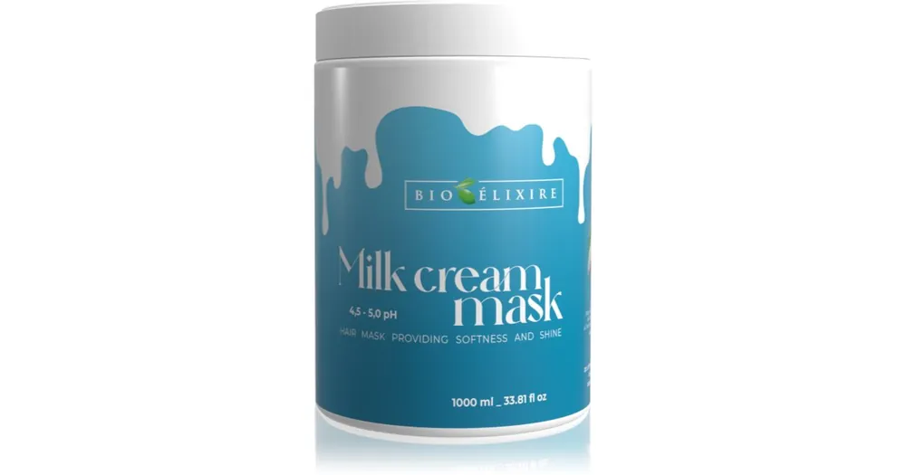 BioélixireMilk Cream maszk a fénylő és selymes hajért Ne maradj le