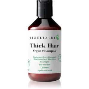 Olcsóbb BioélixireThick Hair sampon a haj növekedéséért és megerősítéséért a hajtövektől kezdve