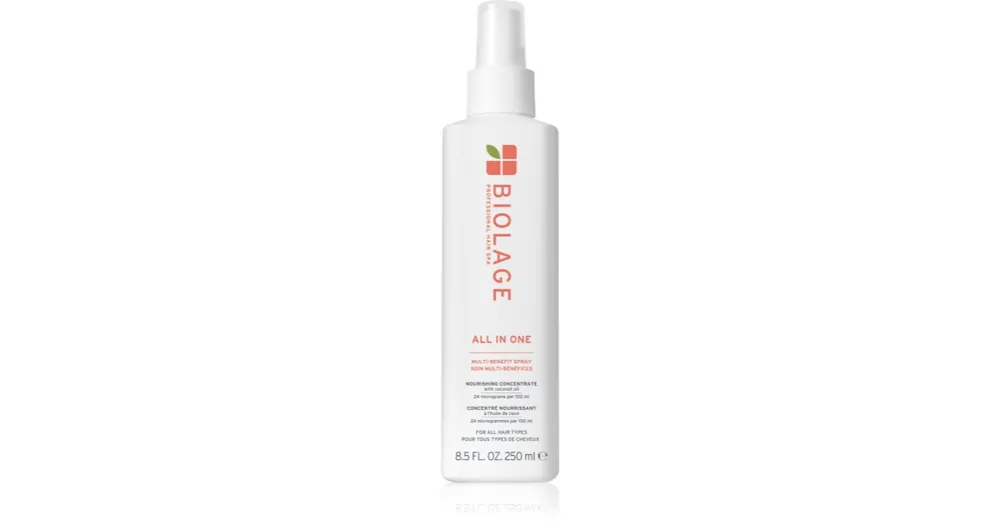 Kihagyhatatlan ajánlat BiolageAll In One Spray multifunkciós hajspray a fénylő és selymes hajért
