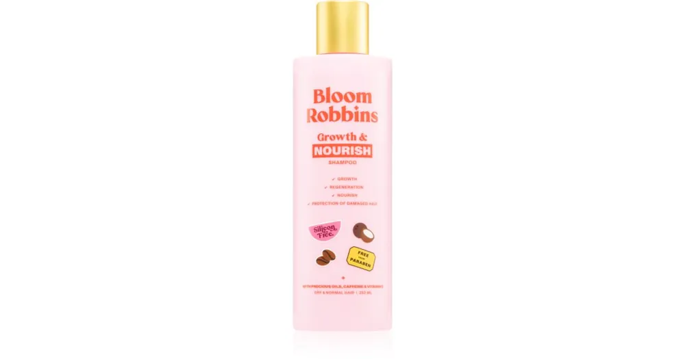 Csak ma Bloom RobbinsGrowth & Nourish sampon az egészséges és gyönyörű hajért