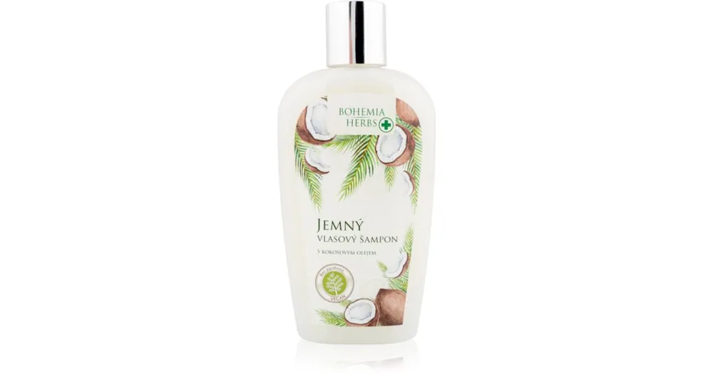 Bohemia GiftsBohemia Herbs Coconut Oil finom állagú sampon Prémium