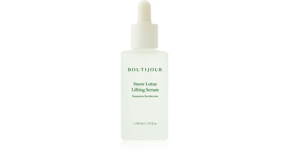 Vásárlói kedvenc BOUTIJOURSnow Lotus Lifting Serum Intenzíven hidratáló szérum az élénk és kisimított arcbőrért
