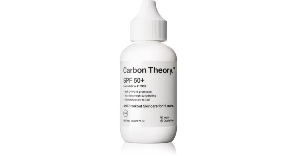 Biztonságos fizetés Carbon TheorySPF 50+ hidratáló védőkrém SPF 50+