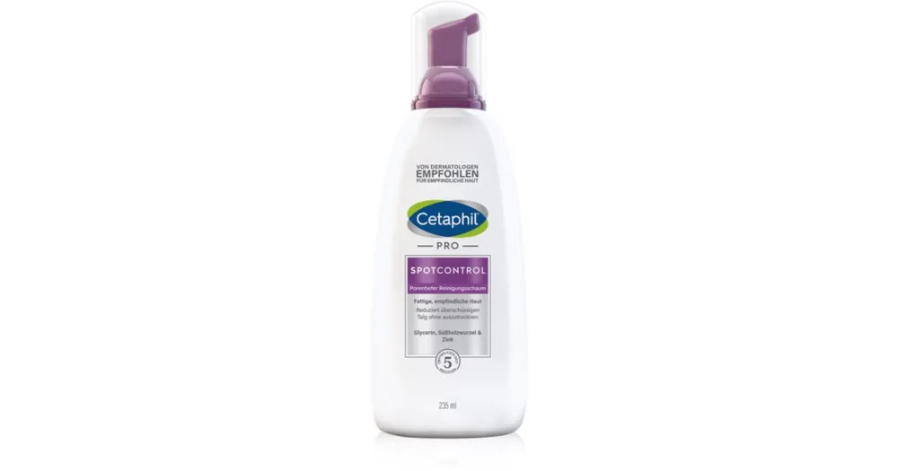 CetaphilPRO SpotControl Oil Remowing Foam Wash tisztító hab zsíros és problémás bőrre Népszerű