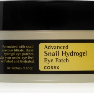 CosrxAdvanced Snail Hydrogel Eye Patch hidrogél maszk a szem körül élénk és hidratált bőr Gyors szállítás