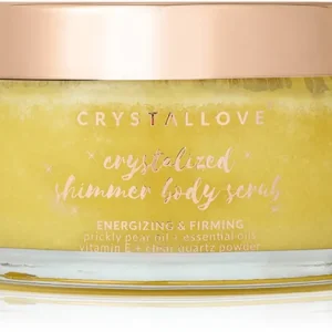 CrystalloveClear Quartz Shimmer Body Scrub testpeeling Expressz kézbesítés