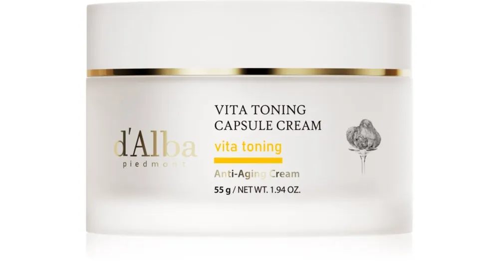 d‘AlbaVita Toning Capsule Cream mélyen hidratáló krém az élénk bőrért Legnépszerűbb
