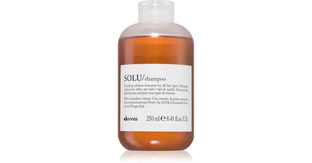 DavinesEssential Haircare SOLU Shampoo mélyen tisztító sampon frissítő hatással Vedd meg most