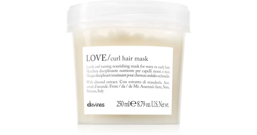 Kedvezmény DavinesLove Curl Hair Mask intenzíven tápláló maszk göndör hajra