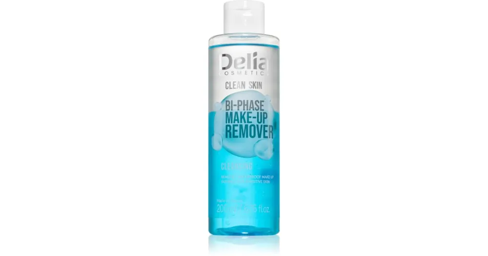 Delia CosmeticsClean Skin kétfázisú sminklemosó az arcra és a szem környékére Kedvezmény