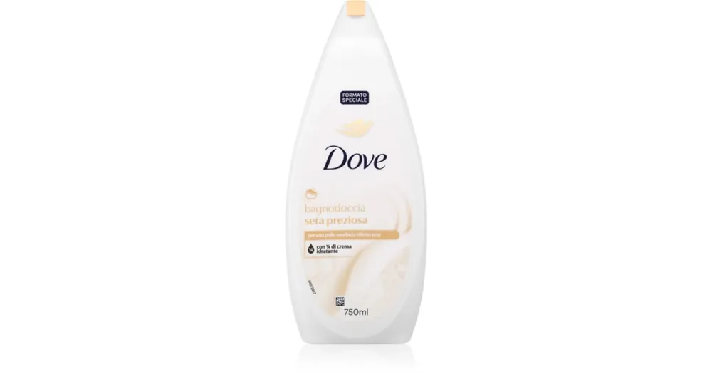 DovePrecious Silk Shower Gel tusfürdő gél a finom és sima bőrért Legjobb ár