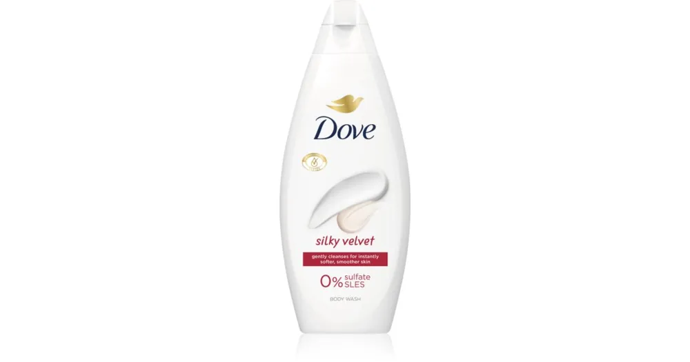 DoveSilky Velvet tápláló tusoló gél Korlátozott ajánlat