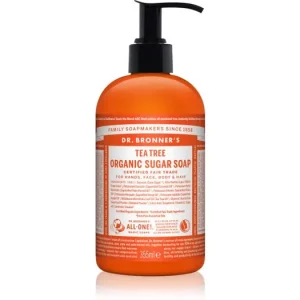 Korlátozott ajánlat Dr. Bronner’sTea Tree folyékony szappan testre és hajra