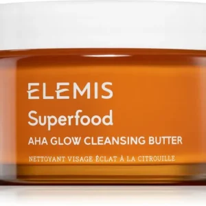 Akciós ár ElemisSuperfood AHA Glow Cleansing Butter tisztító arcmaszk az élénk bőrért