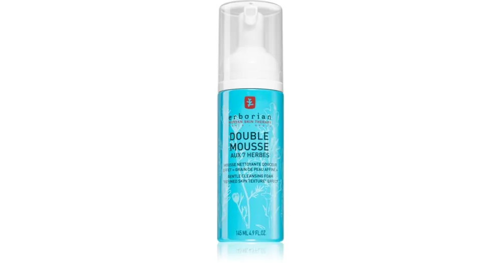 Azonnali szállítás Erborian7 Herbs Double Mousse finoman tisztító hab