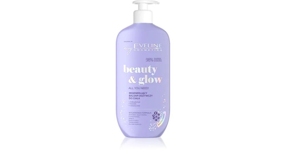 Eveline CosmeticsBeauty & Glow All You Need! regeneráló testbalzsam tápláló hatással Utolsó esély