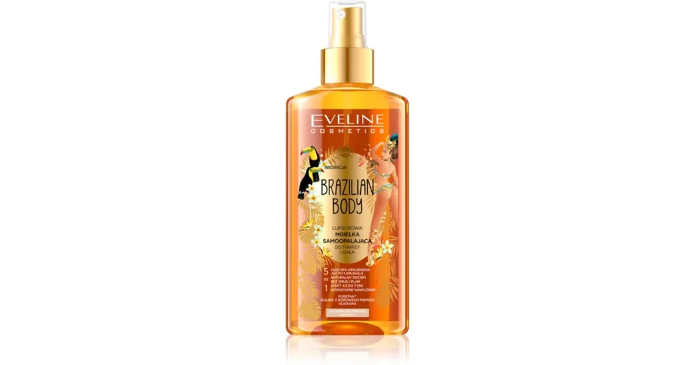 Csak ma Eveline CosmeticsBrazilian Body Bronzosító önbarnító spray természetes hatásért