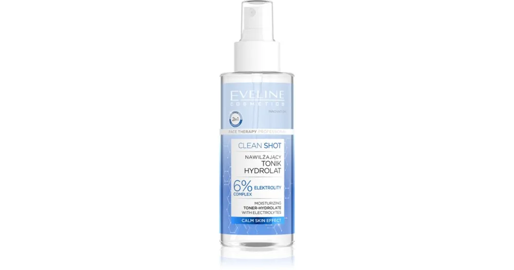 Kiárusítás Eveline CosmeticsClean Shot 6% Electrolyte Complex hidratáló tonik