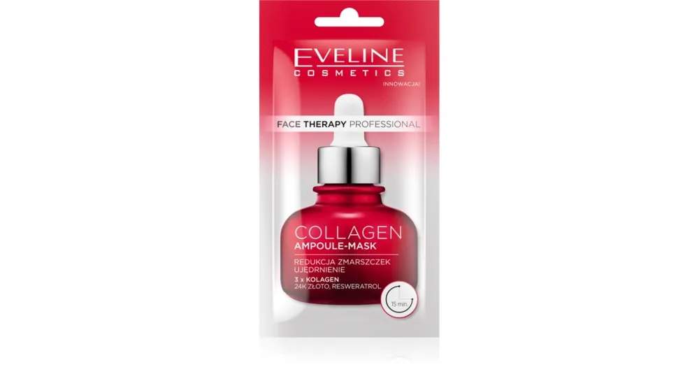 Legjobb ár Eveline CosmeticsFace Therapy Collagen krémes maszk a bőr feszességének megújítására