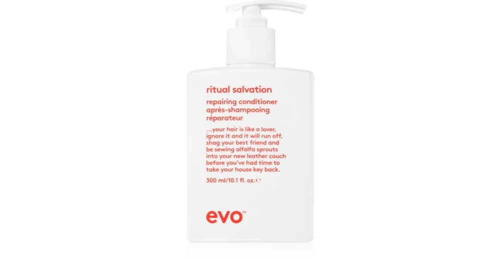 Újdonság EVORepair Ritual Salvation erősítő kondicionáló a sérült, töredezett hajra