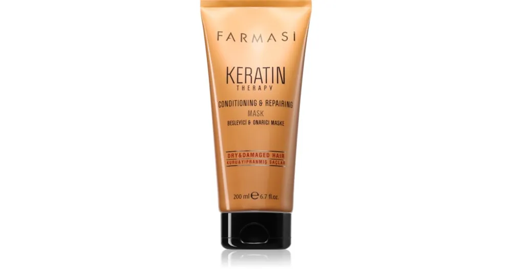 Biztonságos vásárlás FarmasiKeratin Therapy keratinos maszk hajra