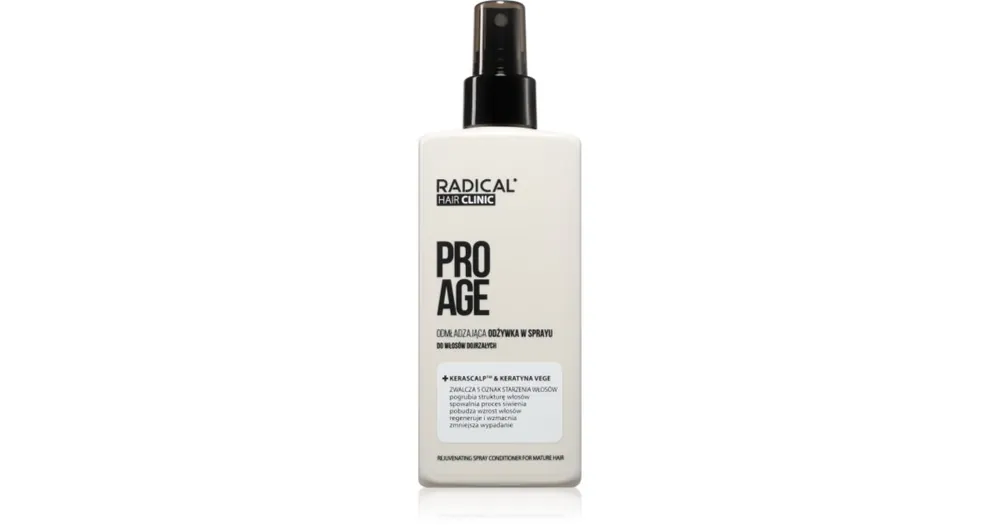 Kedvezmény FarmonaHair Clinic Pro Age Rejuvenating Spray Conditioner öblítés nélküli kondicionáló érett hajra