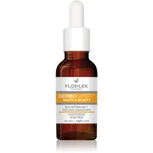 Kihagyhatatlan ajánlat Floslek PharmaDermoExpert White&Beauty Gyengéd éjszakai peeling szérum az élénk bőrért