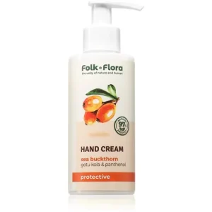 Folk & FloraSea Buckthorn kézvédő krém tápláló hatással Olcsó