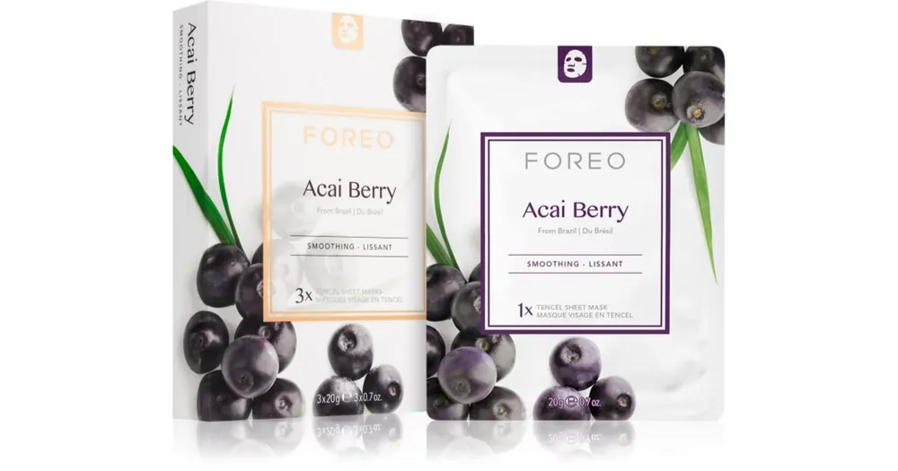 FOREOFarm to Face Sheet Mask Acai Berry antioxidáns fátyolmaszk Utolsó esély