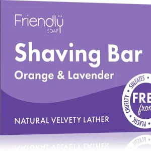 Biztonságos vásárlás Friendly SoapShaving Bar Orange & Lavender természetes szappan borotválkozáshoz