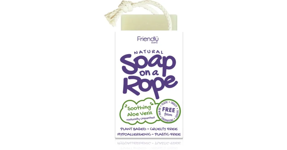 Szezonális akció Friendly SoapSoap on a Rope Aloe Vera természetes szappan zsinóron