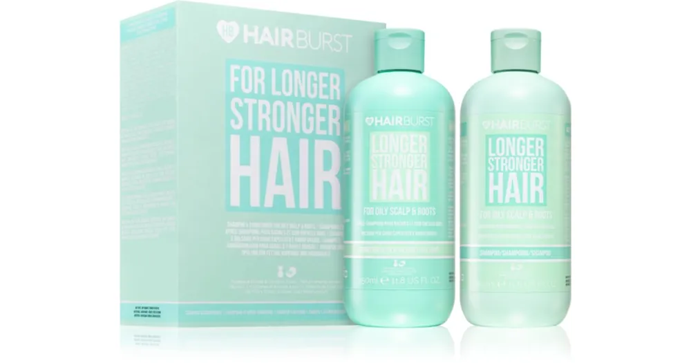 Akciós ár HairburstLonger Stronger Hair Oily Scalp & Roots Set ajándékszett zsíros hajra