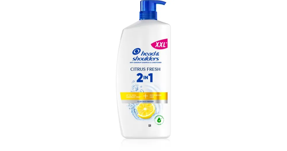 Biztonságos fizetés Head & ShouldersCitrus Fresh 2in1 sampon és kondicionáló korpásodás ellen