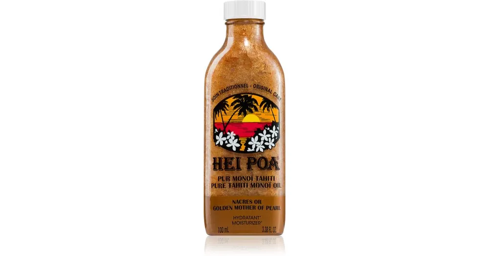 Hei PoaPure Tahiti Monoï Oil Golden Mother of Pearl multifunkcionális olaj csillámporral Utolsó esély