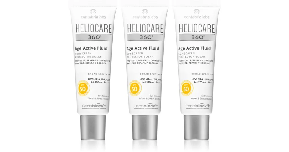 Heliocare360° Age Active Fluid napozótej öregedés ellen SPF 50+ Különleges ajánlat