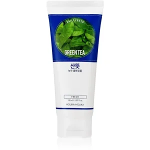 Holika HolikaDaily Fresh Green Tea tisztító hab a faggyútermelés szabályozására zöld teával Kihagyhatatlan ajánlat