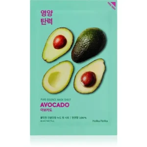 Holika HolikaPure Essence Avocado nyugtató hatású gézmaszk Különleges ajánlat