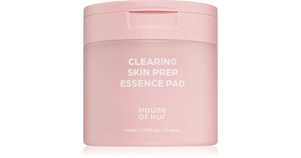 Biztonságos fizetés House of HurClearing Skin Prep Essence Pad bőrhámlasztó tisztító párnácskák hidratáló hatással