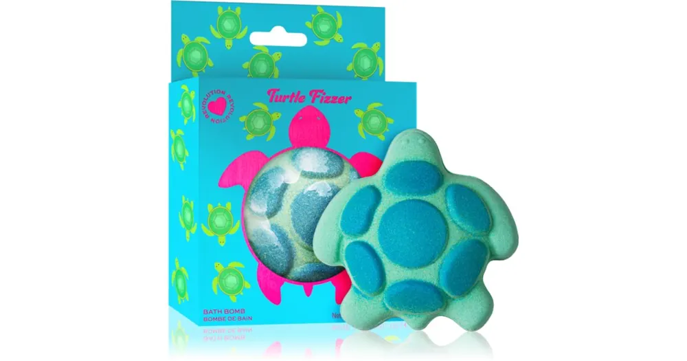 Vásárlói kedvenc I Heart RevolutionBath Fizzer Turtle fürdőgolyó