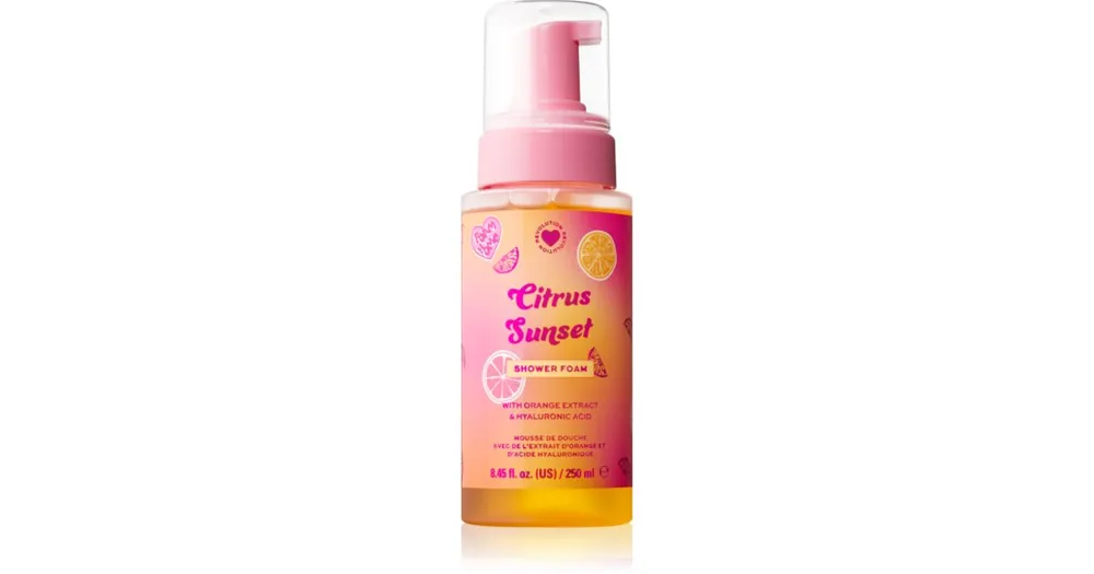I Heart RevolutionCitrus Sunset Shower Foam tusoló hab Prémium