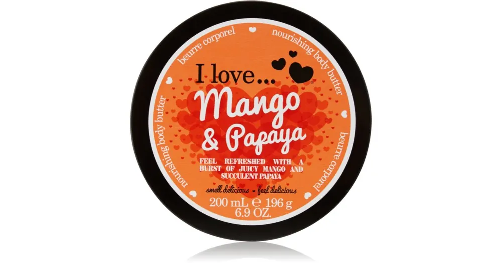 Azonnali szállítás I LoveMango & Papaya testvaj