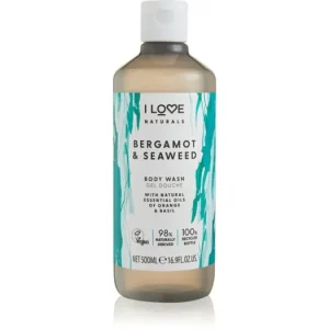 Árcsökkenés I LoveNaturals Bergamot & Seaweed parfümös tusfürdő